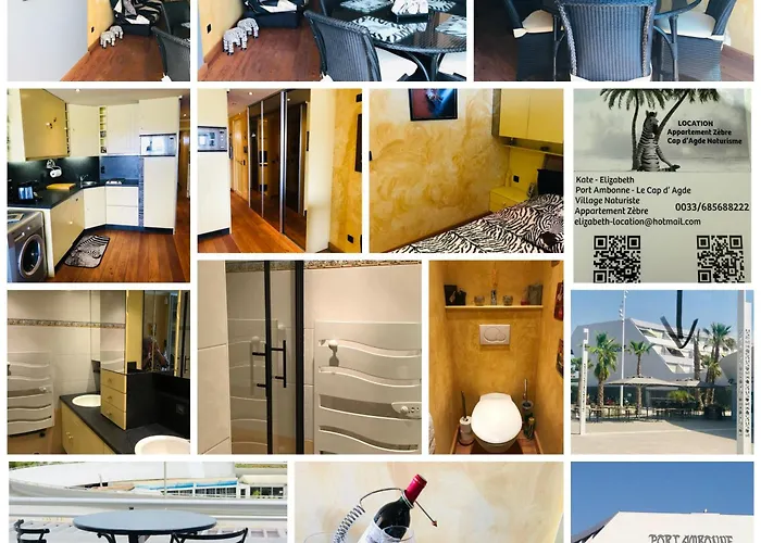 شقة Luxe Village Naturiste Zebra